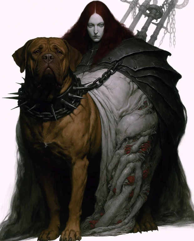 Dcgr1mdrk. Ominous Fairy-tale, Bradhamel Art Style. Frank Fr...