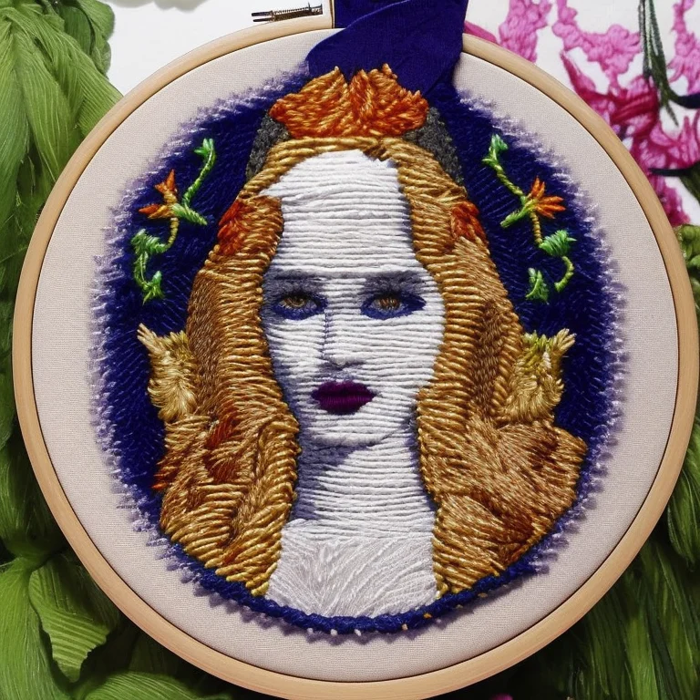 The Virgin Embroidery By Embarg