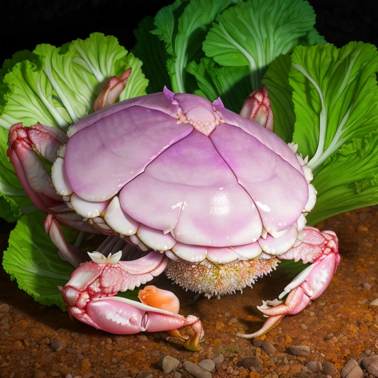 Cabbage Crab, Realistic1.1 Photo, Standard Lens, F 2.5, Volu...