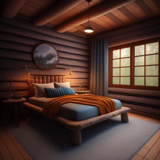 Bedroomai, A Wooden Cabin Bedroom