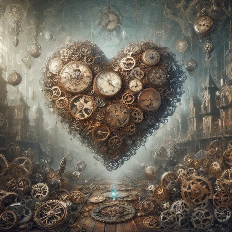 A Sprawling Cityscape Reimagined As A Giant Clockwork Mechan...