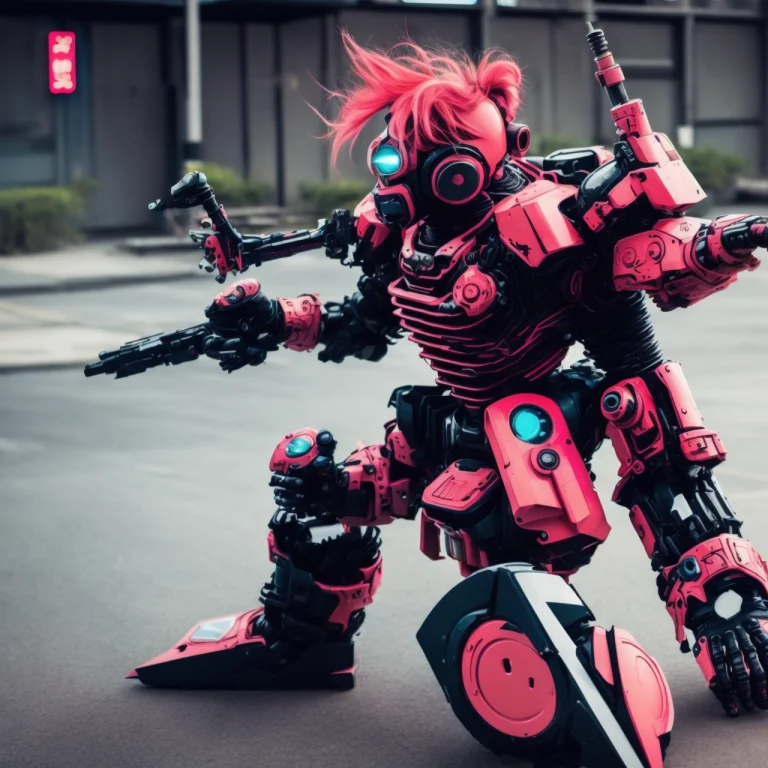 Action Shot, Establishing, Tokyorobots1 Inkpunk1