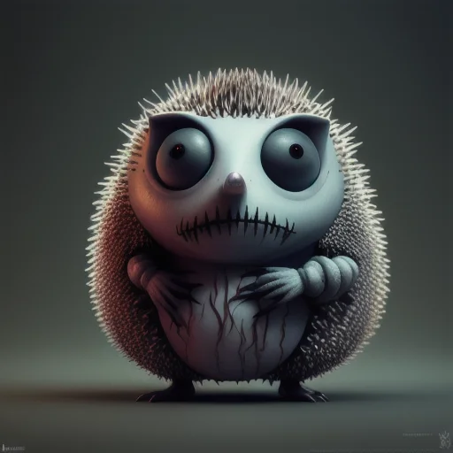 A Nightmare By Tim Burton, Hedgehog In The Fog, V-ray Octane...