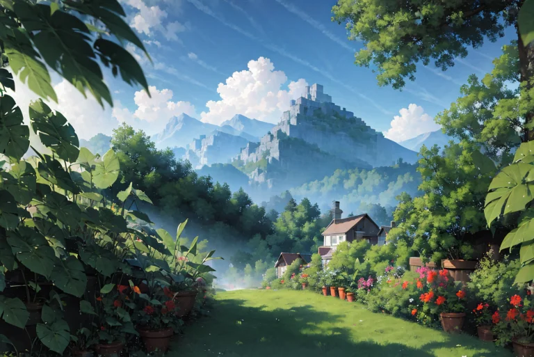 Loraqjzw111000.8,plant, Mountain, Loraoriartstyledreamlikev8...