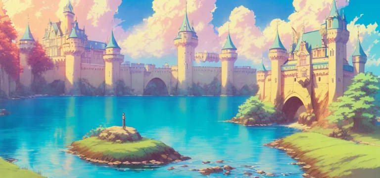 Gorgeous Animescreencap,limited Palette, 1.3 Of Screen Print...