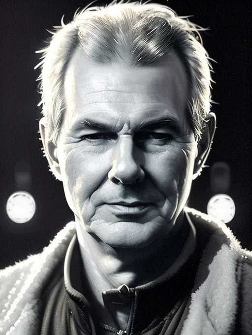 Face Portrait Of Ohwx Man1.2, Urban Tokyo Futuristic Look, N...