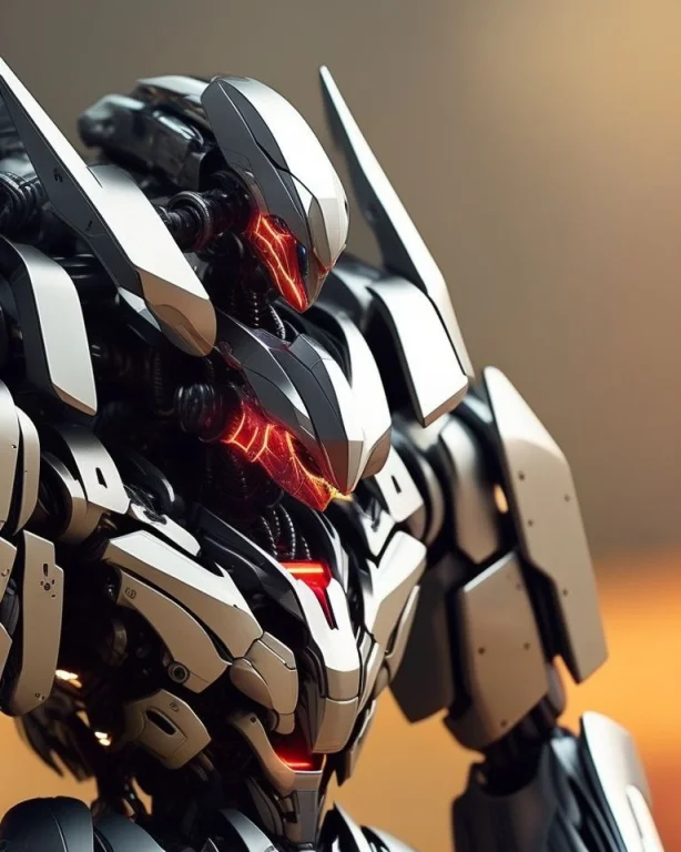 Top View Dvmech, Robotgundam Style Robot, Glossy, Dystopian...