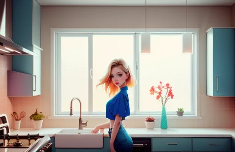 Dreamlikeart Analog Style Mdjrny-v4 Style Establish Shot Of... — Stable Diffusion AI Prompt: dreamlikeart analog style mdjrny-v4 style establish shot of beautiful girl stand...