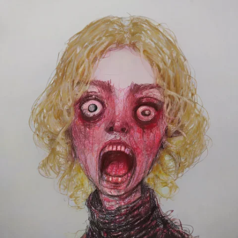1girl, Screaming, Madziowap, Jaggy Lines, Drawing, Cute, Ado... — Stable Diffusion AI Prompt: 1girl, screaming, madziowa_p, jaggy lines, drawing, cute, adorable, portrait, ho...