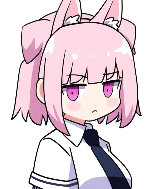 Padorumeme, School Uniform, Collar, Necktie, Tie, Animal Ear...