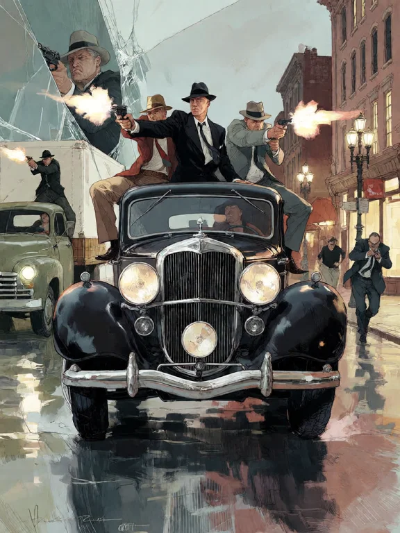 Bradhamel Art Style. A Dynamic Collage Of Cinematic Action S...