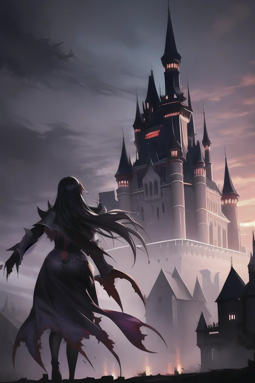 A Dramatic Image Of A Castle, Vmpr, Nighttime, Spooky, Wallp...