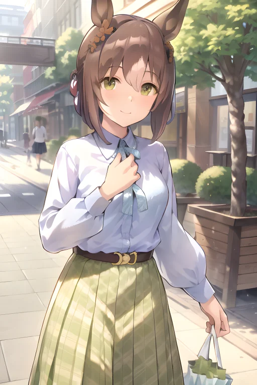 Fine Motion Umamusume, Fudangi, White Shirt, Long Sleeves, B...