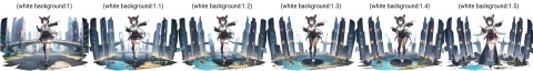 Masterpiece, Best Quality, 1girl, Solo, Cityscape, White Bac... — Stable Diffusion AI Prompt: masterpiece, best quality, 1girl, solo, cityscape, (white background:1), full bo...