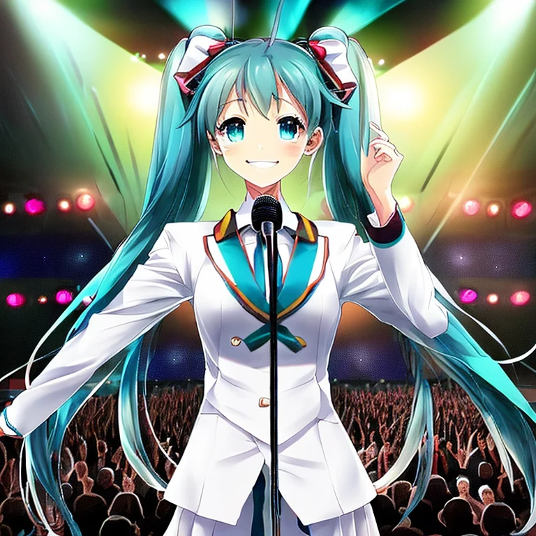 Anime, Realistic, Masterpiece, Best Quality, Miku Hatsune, W...
