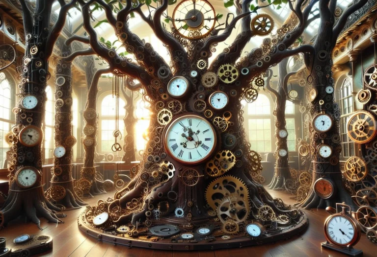 A Colossal Ancient Tree Completely Constructed From Clockwor...