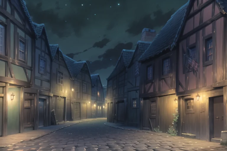 Howlbgs, Scenery, Town, Dark, Lorahowlbgs1