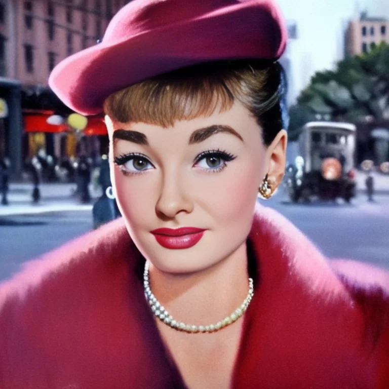 Lorawcoby1 Wcobystyle, Close Up Of Aubrey Hepburn Standing...