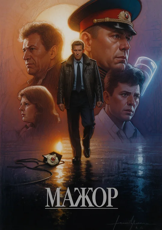 Cinematic Film Still 1. Drew Struzan Style Movie Poster Illu...