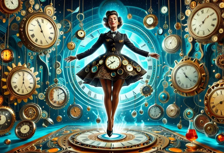 A High-energy Surrealist Masterpiece Illustrating The Concep...