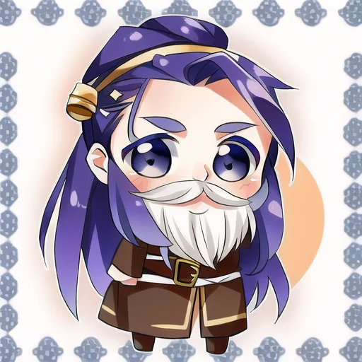 Highly Detailed Chibi Dwarf Man With Beard Lorachibistylev11...