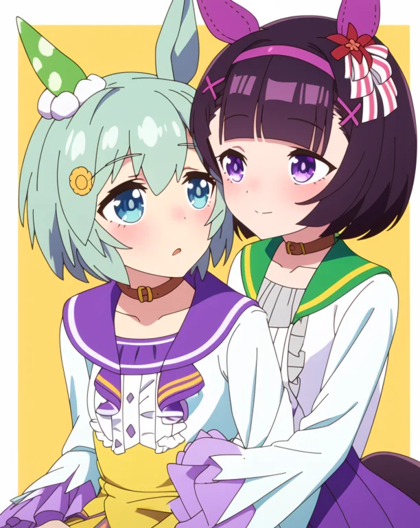 Nishinoflower, Racing Suit 2girl, Yuri, Beautiful Eyes