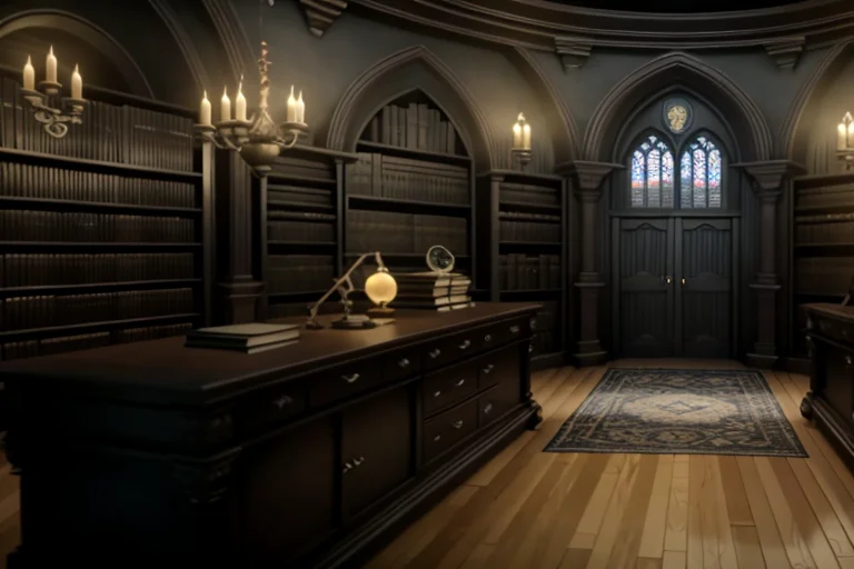 H0glegacyv2,inside,library1.3 2.4, 8k, Render, Unreal Engin...