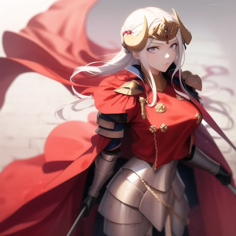 1girl, Highres, Masterpiece, Edelgard Emperor, Fullbody, Sta...