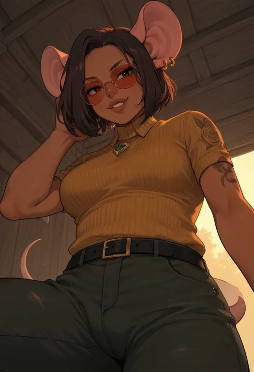 Does The Nya, Mouse Milf The Female Milf Big. The Guys A Jer...