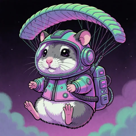 Generation Modekrea2txt2img Positive Promptpastelg0th Scienc... — Stable Diffusion AI Prompt: Generation Mode:krea2_txt2img Positive Prompt:PastelG0th Science fiction hamster...