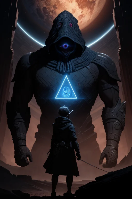 Eldmeisterog An All Seeing Eye Standing On A Distant Planet,...