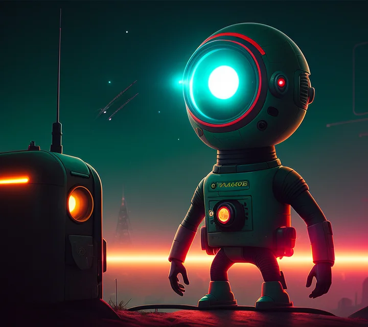 Photo Of Simon Stalenhag, Space Gecko, Wearing An Eye Patch,...