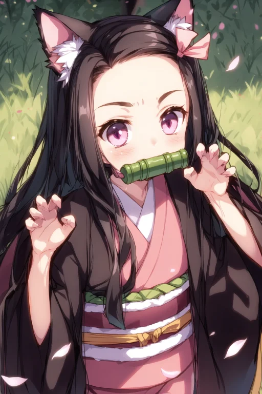 Loranezuv10.6, 1girl, Animal Ear Fluff, Animal Ears, Bamboo,...