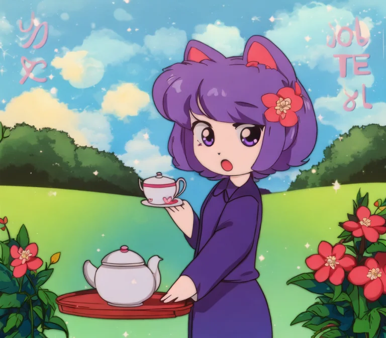 1980s Style, 1girl, Emotionless, Anime Coloring, Masunya, Ca...