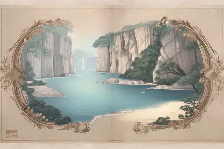 Lorastyle Kimhongdo1 Landscape, Cliffs, Forest, Stream, Clea...