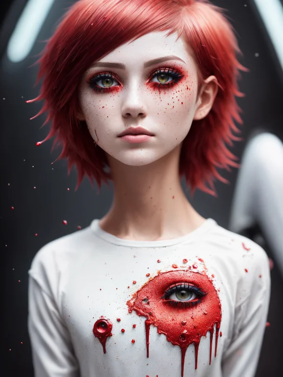 Pulls Hands Forward, High Detail Raw Color Art, Animation, C...