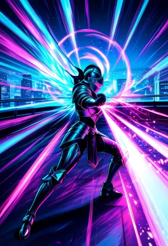 1character, Solo, Full Body, Full Body Shot, Knight, Female,... — Stable Diffusion AI Prompt: 1character, solo, full body, full body shot, knight, female, side profile close-...