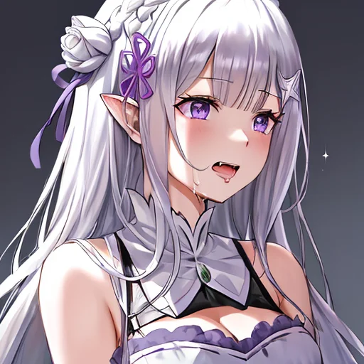 Lorarezeroemiliaemiliav10.2,emiliarezero,silver Hair,purple...
