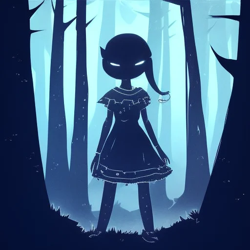 Darkflatartai A Girl With Bright Eyes In The Forest