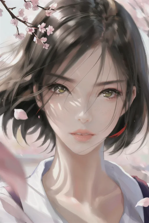 Portrait Of A Beautiful Women, Japanese Schoolgirl, School U...