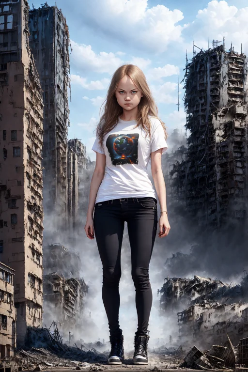 Earth On Fire Tee-shirt1.3, By Aleksi Briclot And Bastien L....