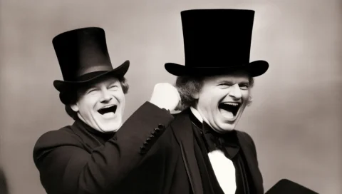 Cheeky Smile Ducreux1 Top Hat Loraducreuxv21-2561 — Stable Diffusion AI Prompt: cheeky smile (Ducreux:1) top hat 