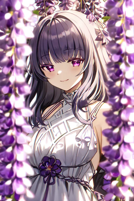 Lorasilencegirlstylelora2dsilencegirlv21, 1girl, Lavender Ha...