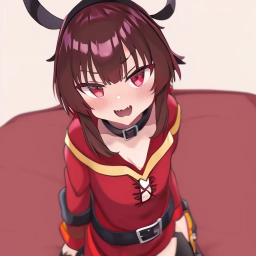 Masterpiece, Best Quality , Solo Megumin700 Full Body 1girl