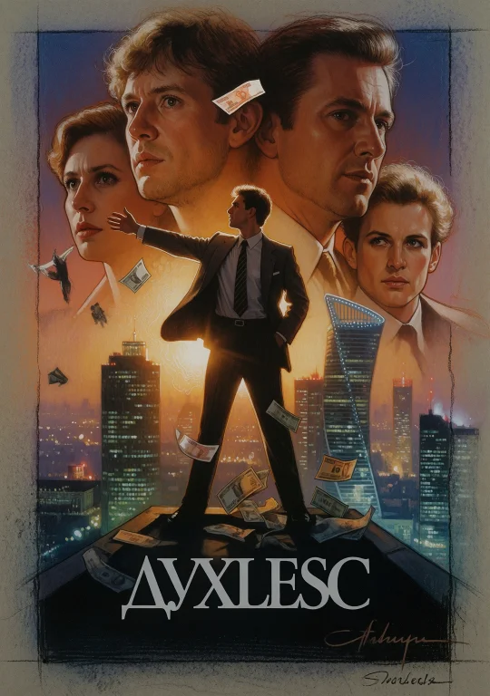 Cinematic Film Still 15. Drew Struzan Style Movie Poster Ill...