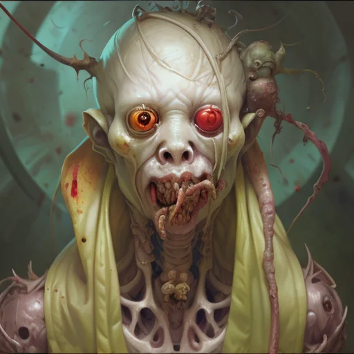 Art Horror By Apterus. Disturbing Art, A Horror Ugly Head Wi...