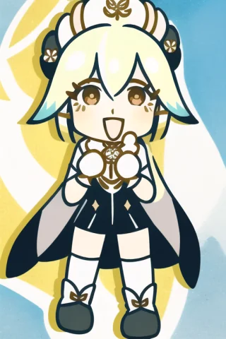 1girl1.2, Chibi, Full Body, Loratsumasakysucrosev10.9 Sucros... — Stable Diffusion AI Prompt: (1girl:1.2), chibi, full body, sucrose \(genshin impact\), (happy:0.9), friendl...