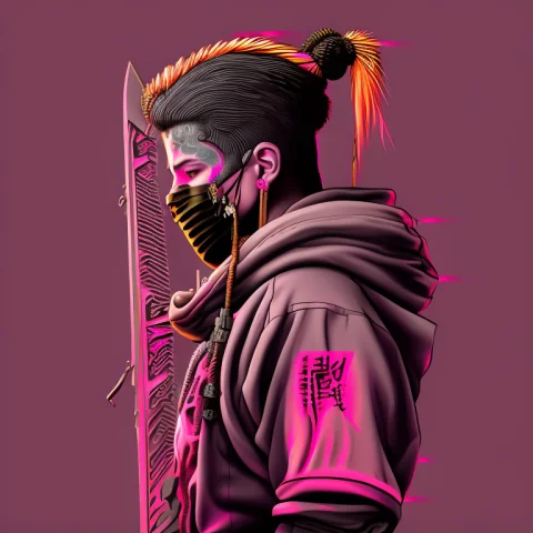 A Detailed Rendition Of A Man In A Helmet And Armor With A S... — Stable Diffusion AI Prompt: a detailed rendition of a man in a helmet and armor with a sword in his hand, wi...