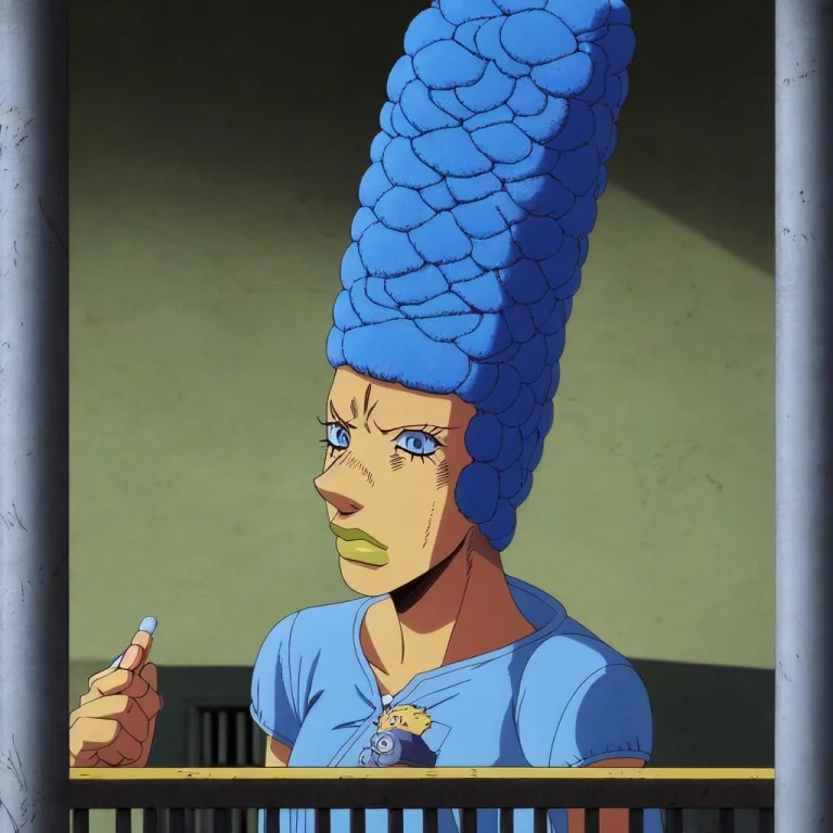 Marge Simpson In Jail, Very Detailed, Clean, High Quality, S...