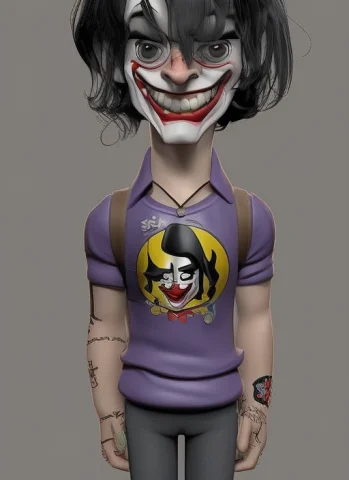 Oumeifeng Style Of Joker , — Stable Diffusion AI Prompt: ((oumeifeng style)) of ((joker)) ,